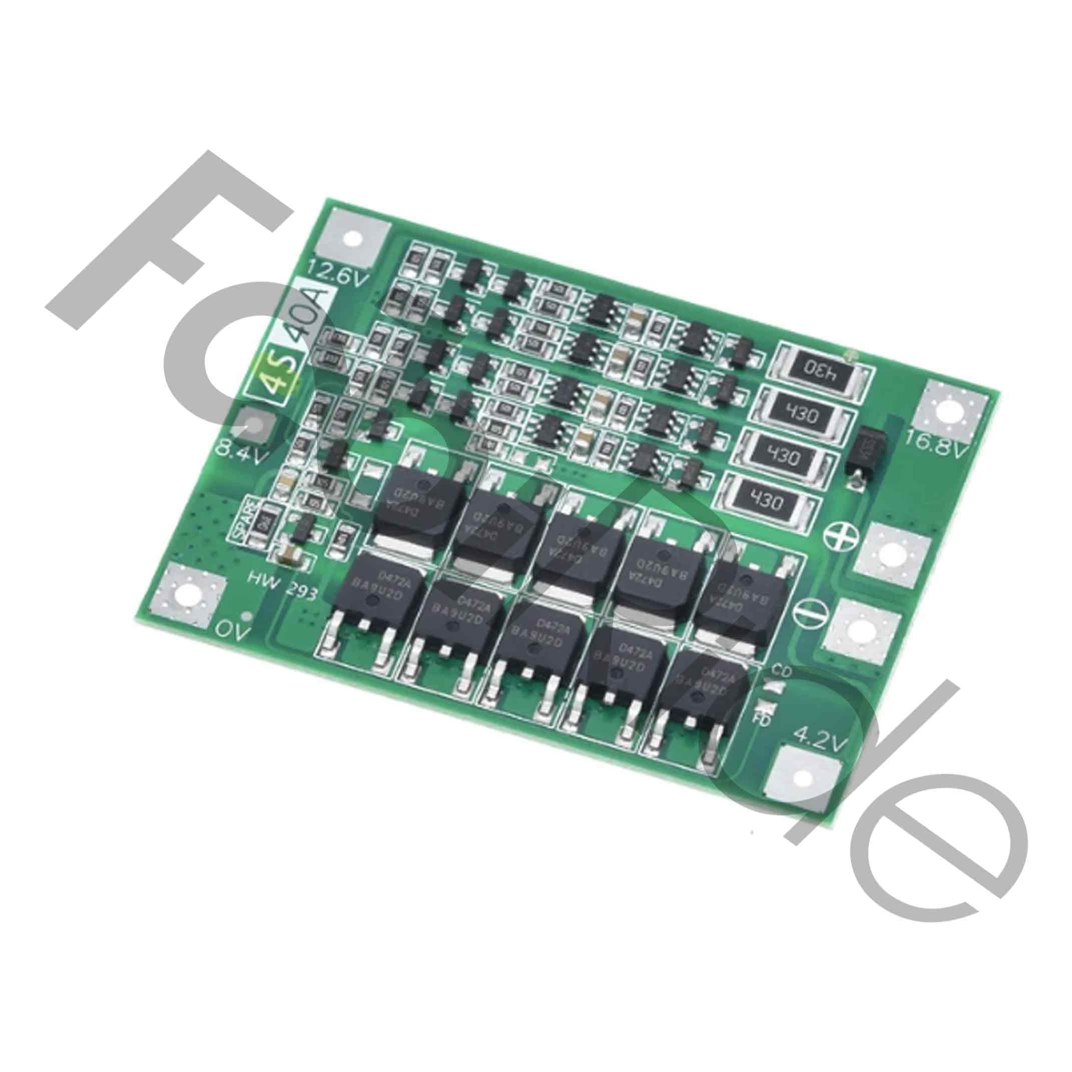 BMS 4S 14,4V 40A – płytka zabezpieczająca do pakietów Li-ion i Li-Po