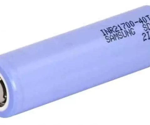 Ogniwo Samsung 40T 4000mAh 21700 o prądzie rozładowania 40 A
