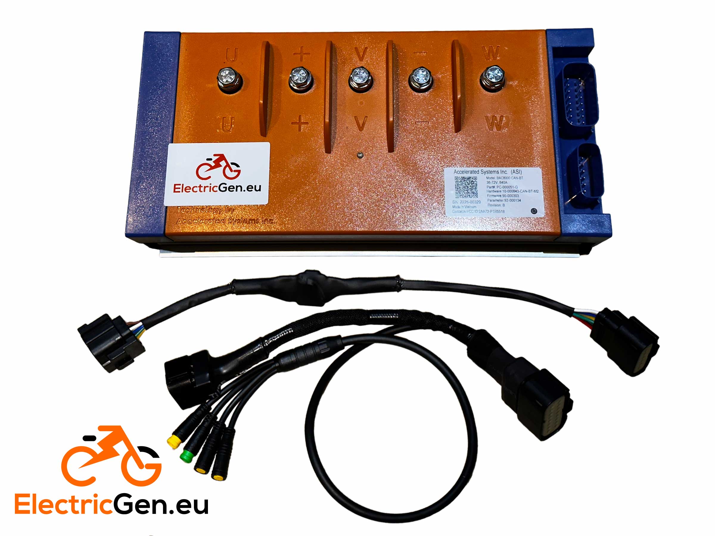 Sterownik sinusoidalny FOC ASI BAC8000 do motocykla elektrycznego