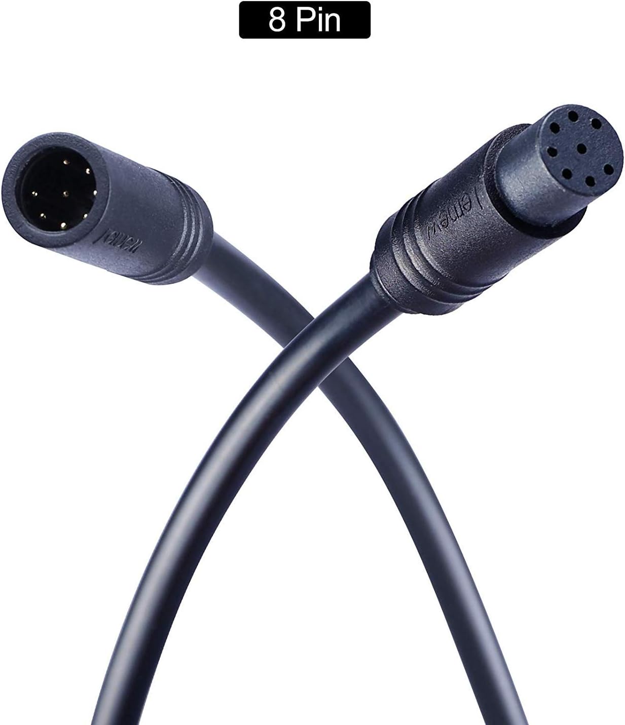 Répartiteur Higo 8 broches vers 1T4 noir pour vélo électrique avec indice IP65