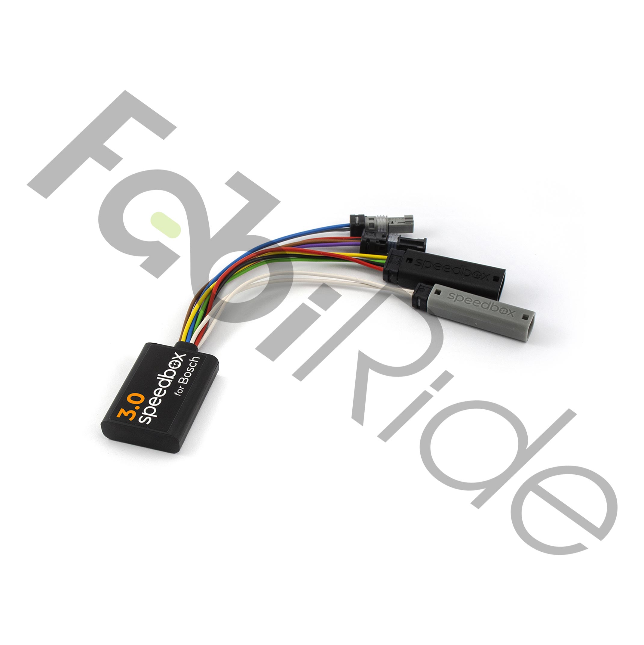 Module de tuning SpeedBox 3.0 pour moteurs Bosch avec connecteurs repérés par couleur