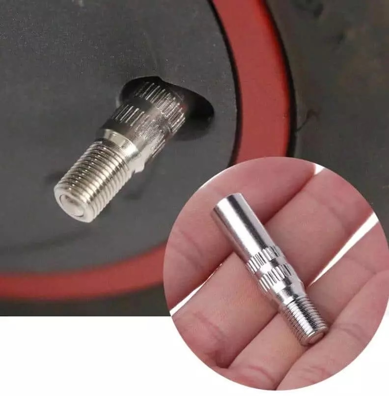 Rallonge de valve Xiaomi avec clapet anti-retour pour trottinette électrique