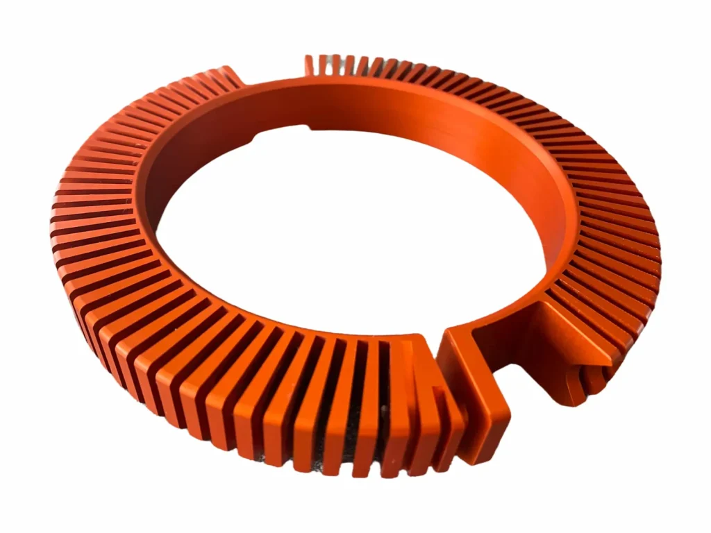 Aluminiowy radiator silnika w kolorze pomarańczowym do INOKIM OX
